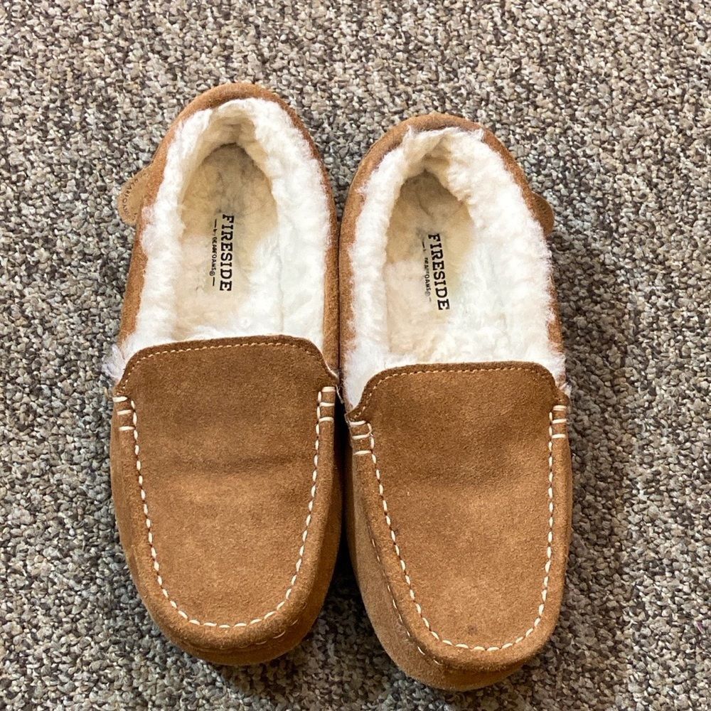 Fireside By Dearfoams TM Moccasins Slippers Size 6 US EU37